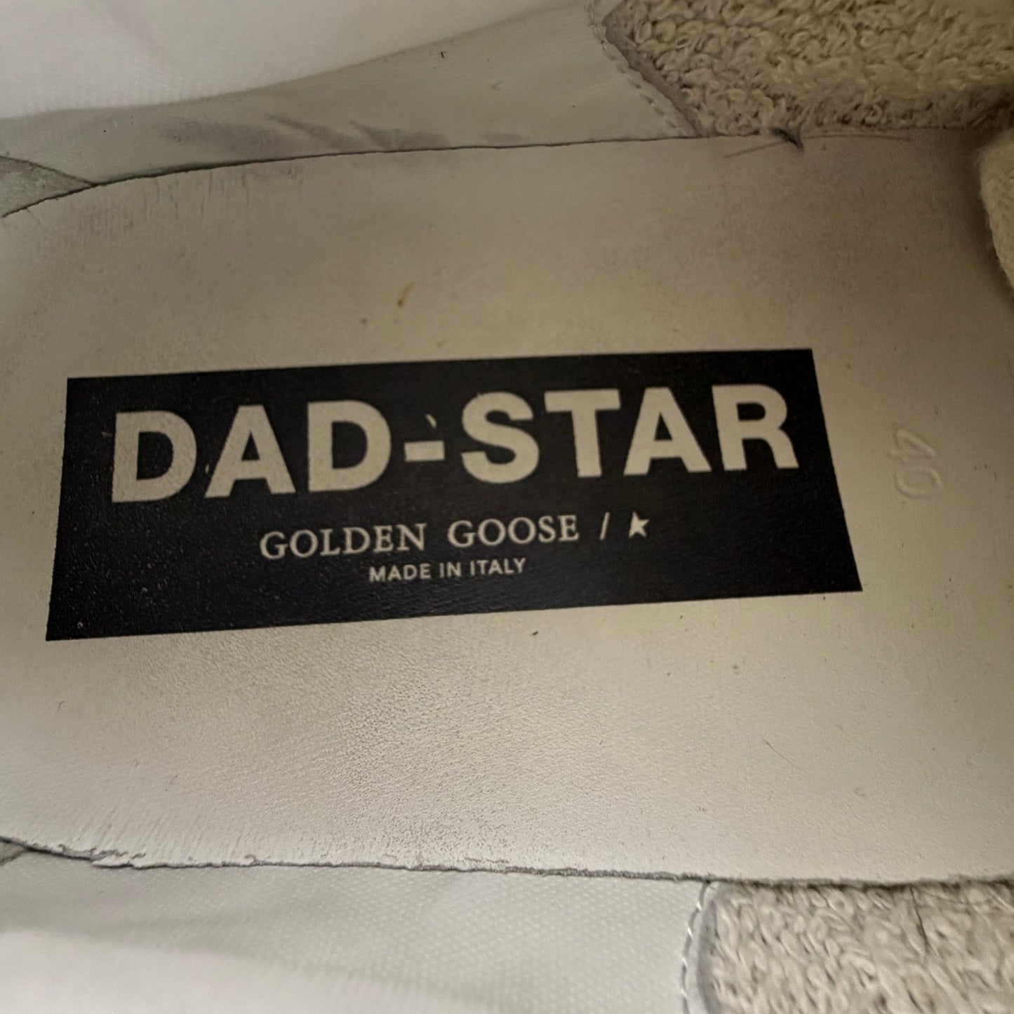 Golden Goose Dad Star Running Grey