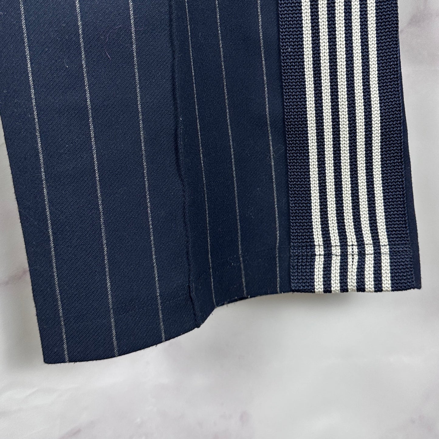 Needles x Kith Double Knit Navy Striped Track Pants