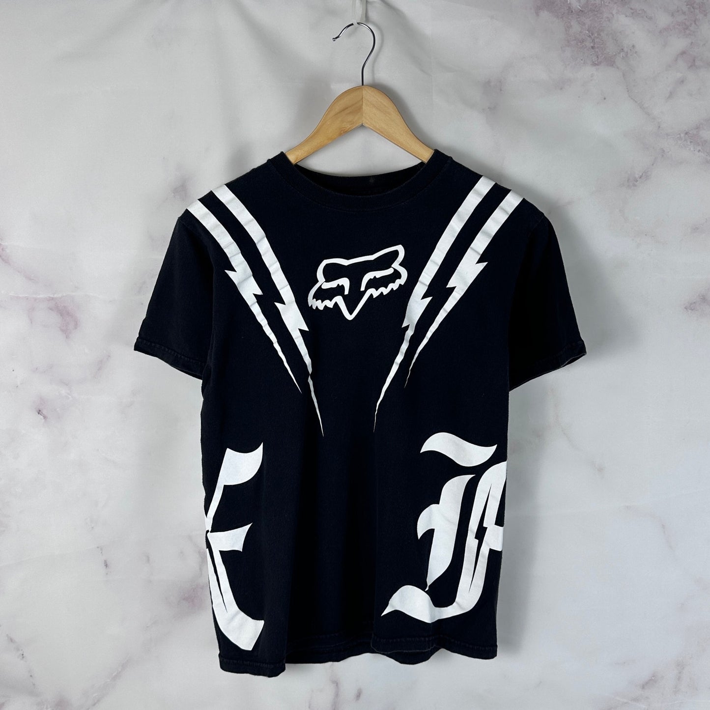 Fox Racing Black/White Tattoo Print Tee