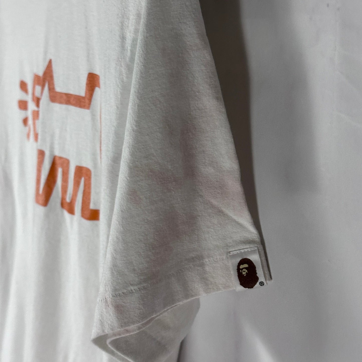 Bape x Keith Haring White/Orange Tee