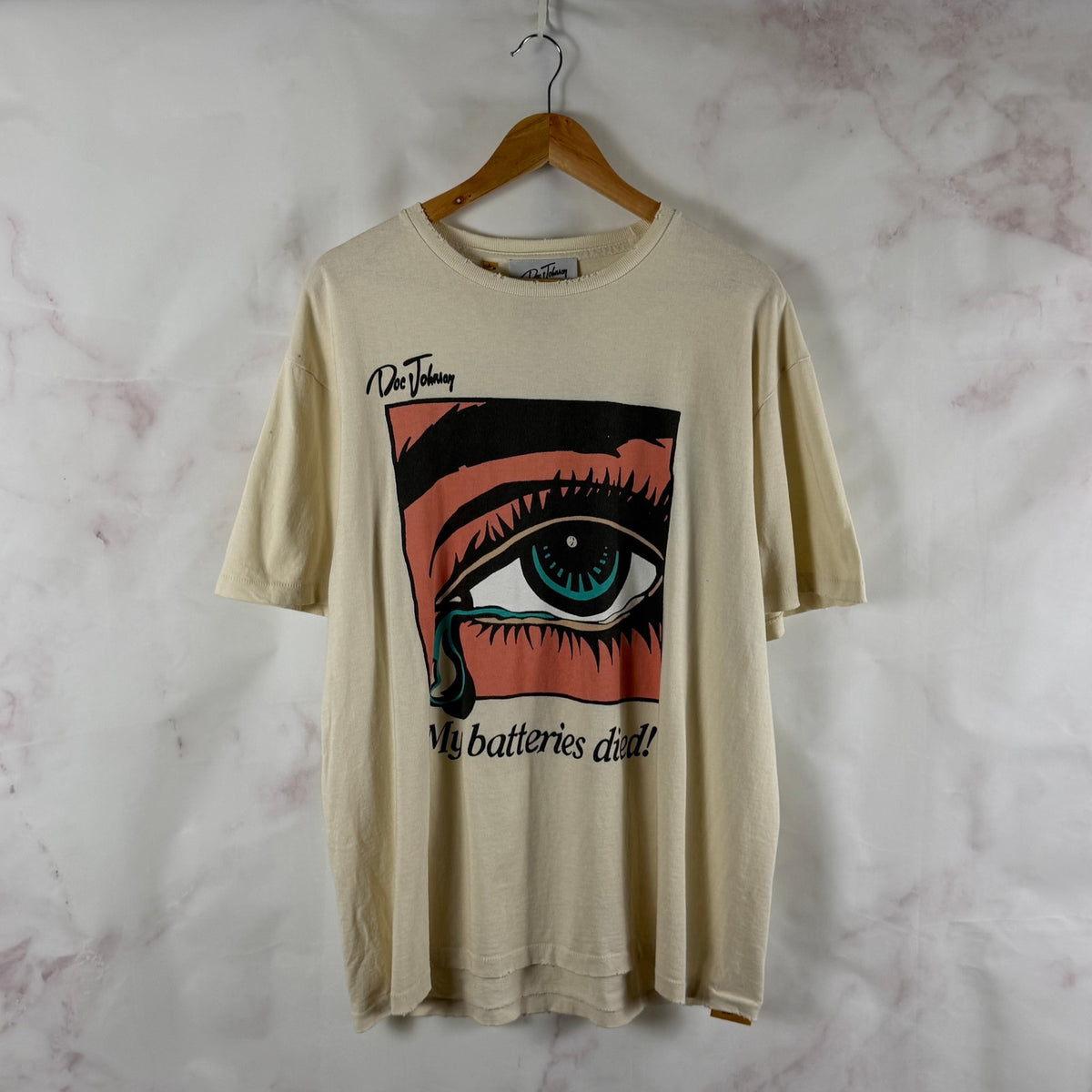 Gallery Dept. x Doc Johnson Cream Dead Batteries Tee
