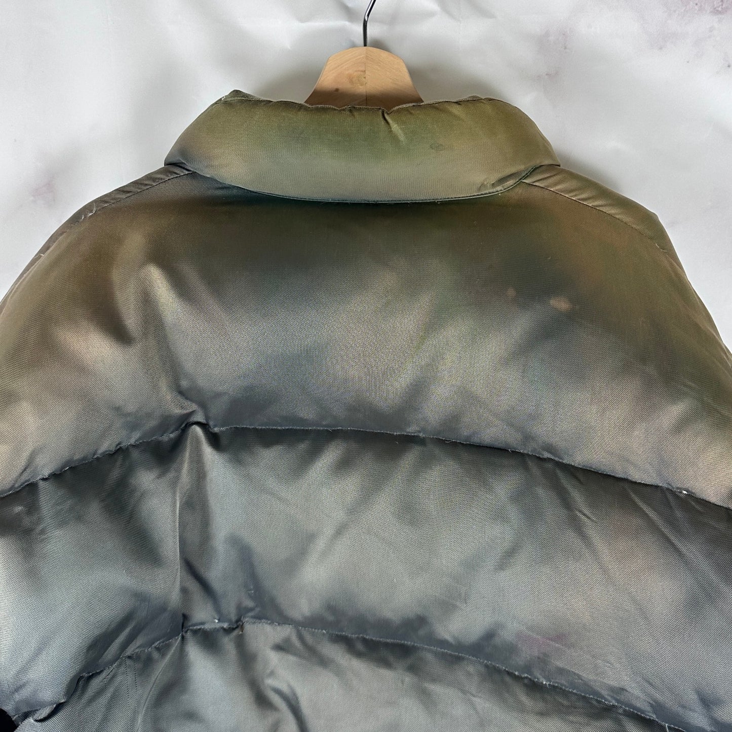 Vintage Alpha Industries Green Down Puffer Jacket
