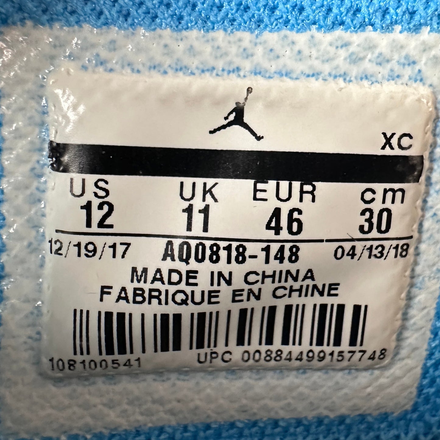 Nike x Off-White Jordan 1 Retro High University Blue UNC c/o Virgil Abloh