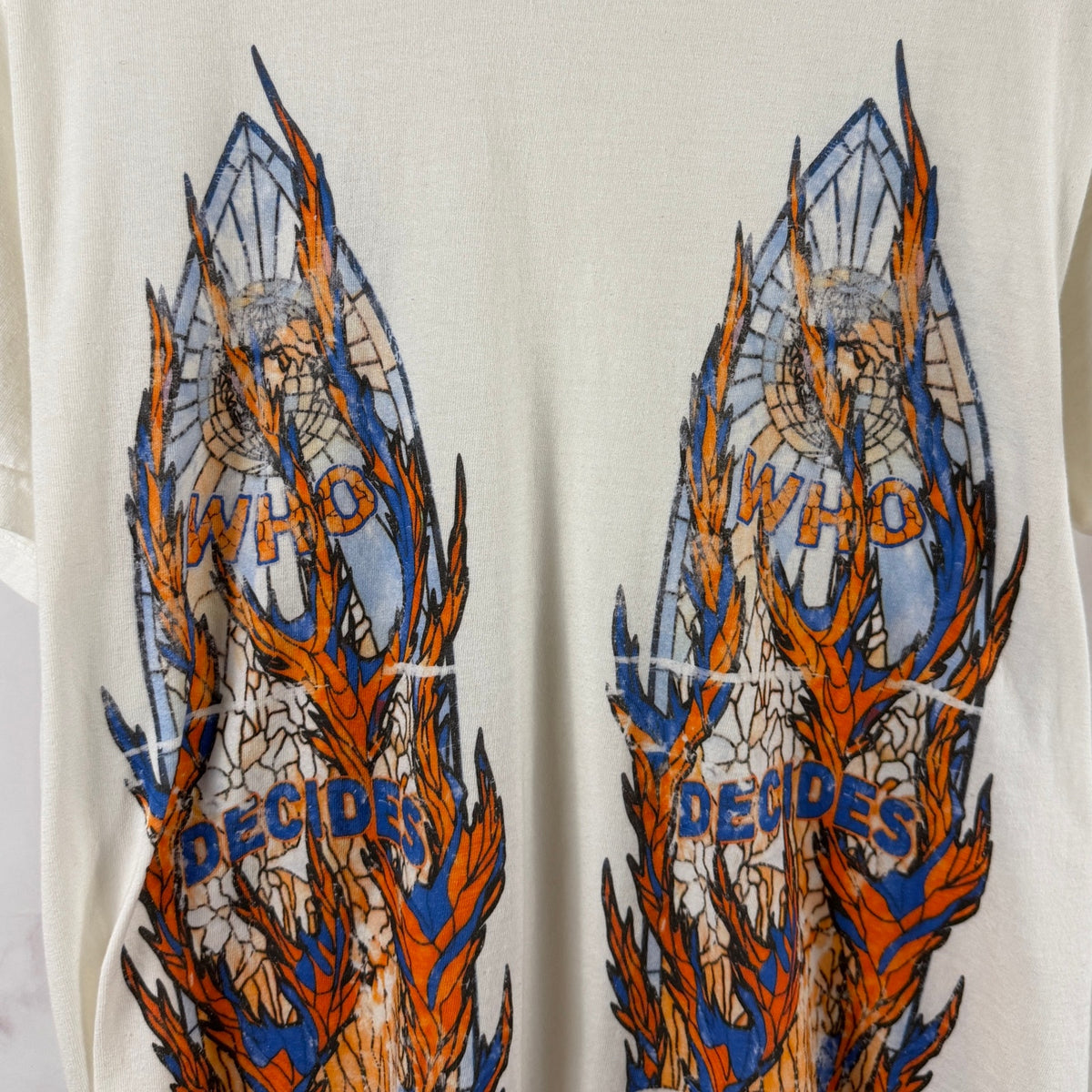 Who Decides War NY Knicks Stained Glass Tee