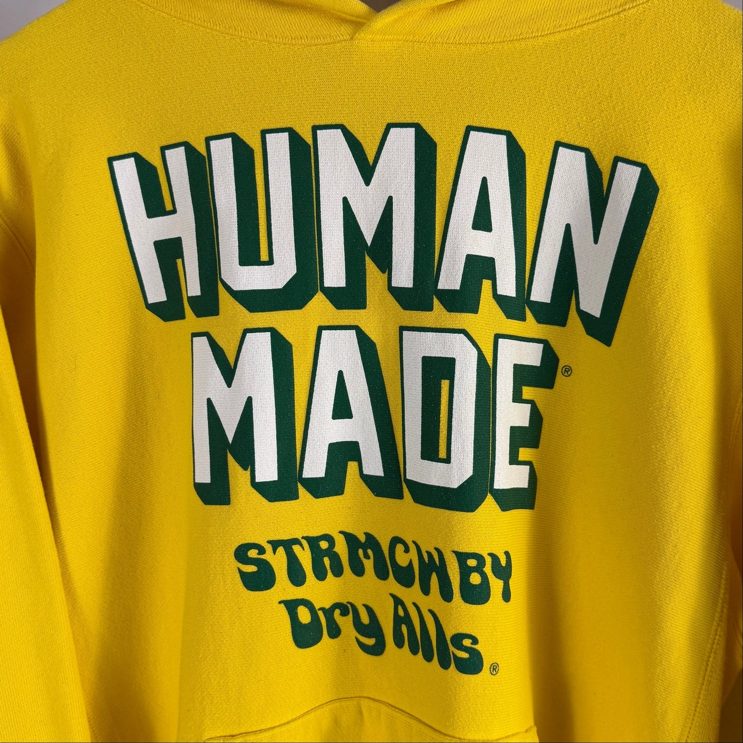 Human Made Dry Alls Yellow Hoodie