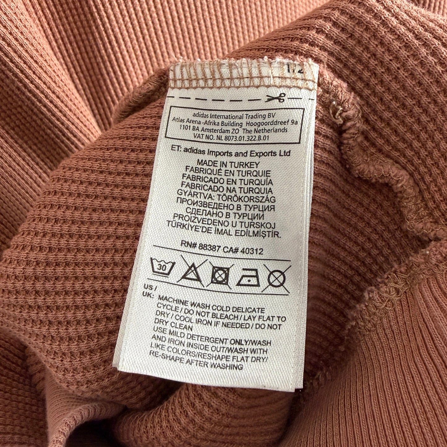 Yeezy Season 1 Rose Waffle Knit Shirt