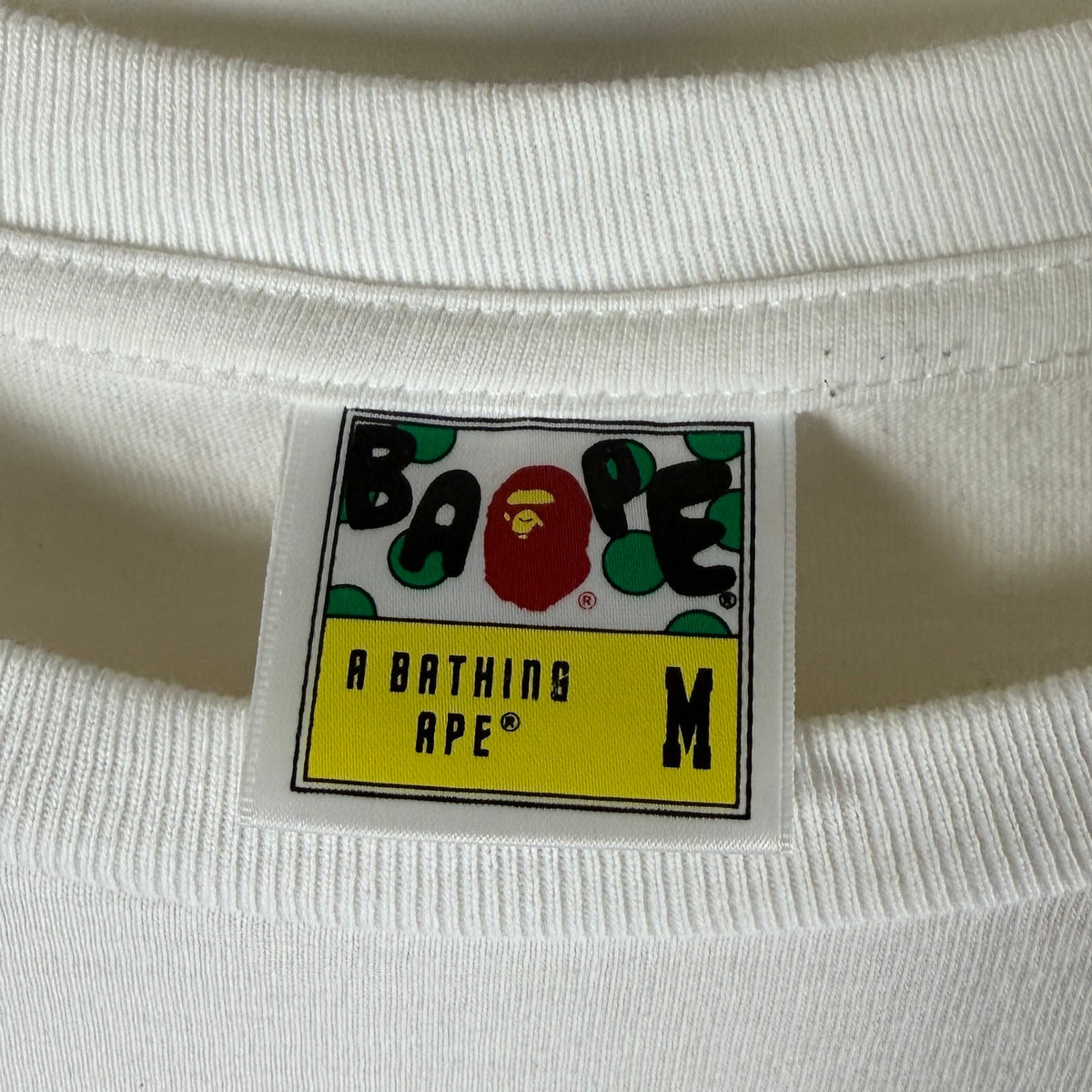 Bape White Tactical Logo Tee