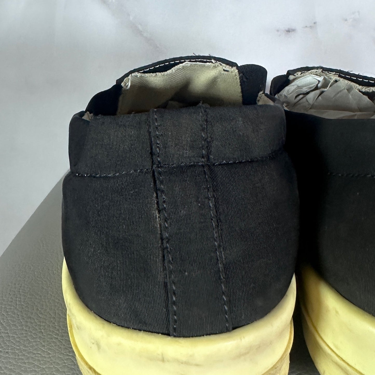 Rick Owens DRKSHDW Slip-On Ramone Boat Shoe Black