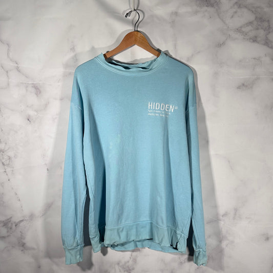 Hidden NY Classic Light Blue Crewneck Sweatshirt