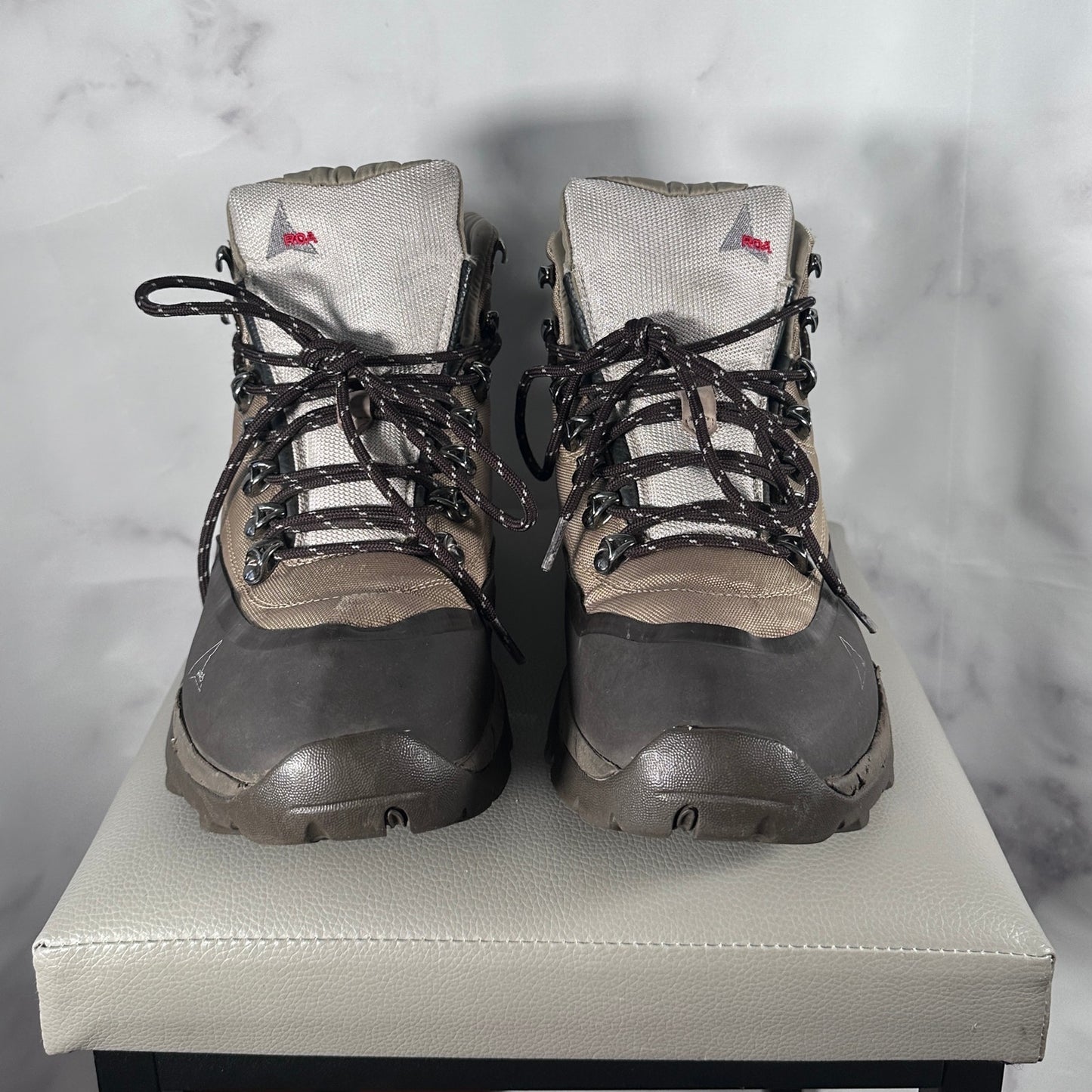 ROA Andreas Strap Boot Taupe Brown