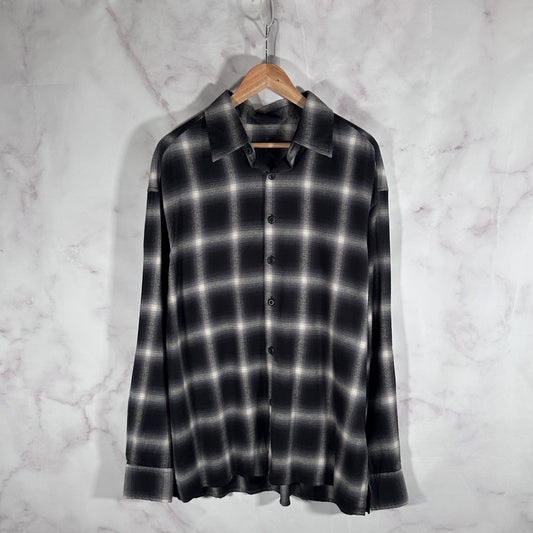 Hidden NY Unreleased Black Plaid Flannel