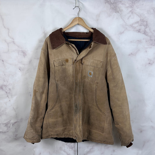 Vintage Carhartt Tan Duck Chore Coat