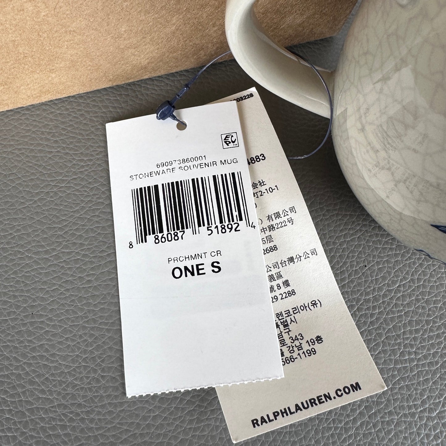 RRL Stoneware Eagle Souvenir Mug