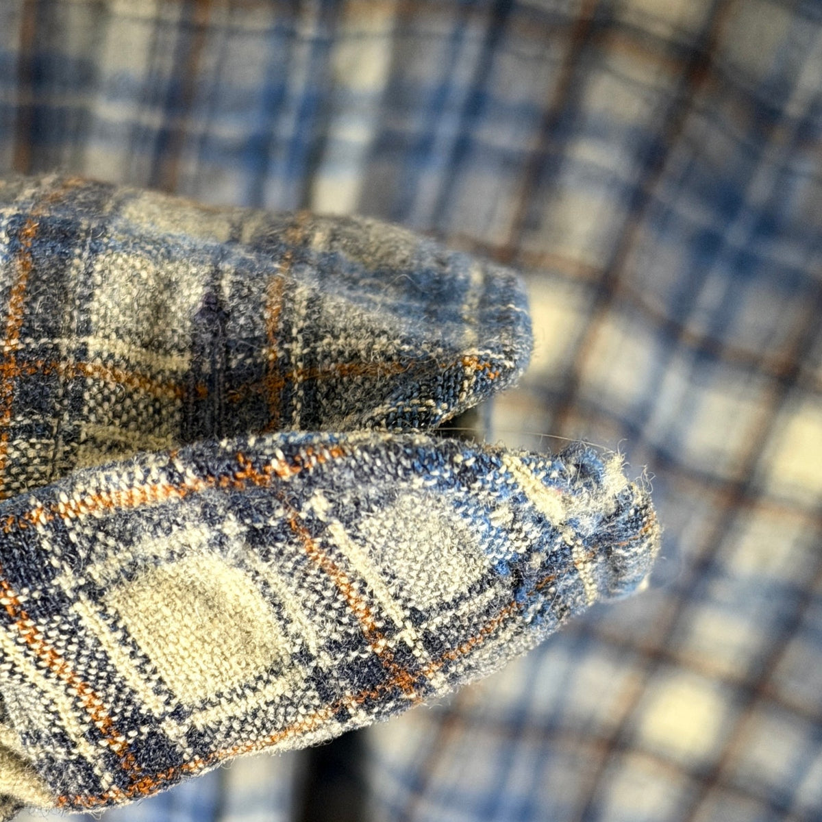 Vintage Pendleton Blue Plaid Wool Shirt