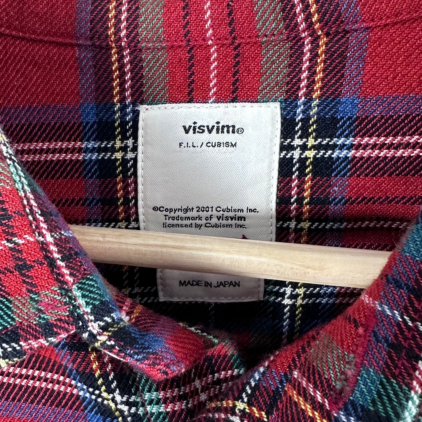 Visvim Lumber Elk Red Check Shirt