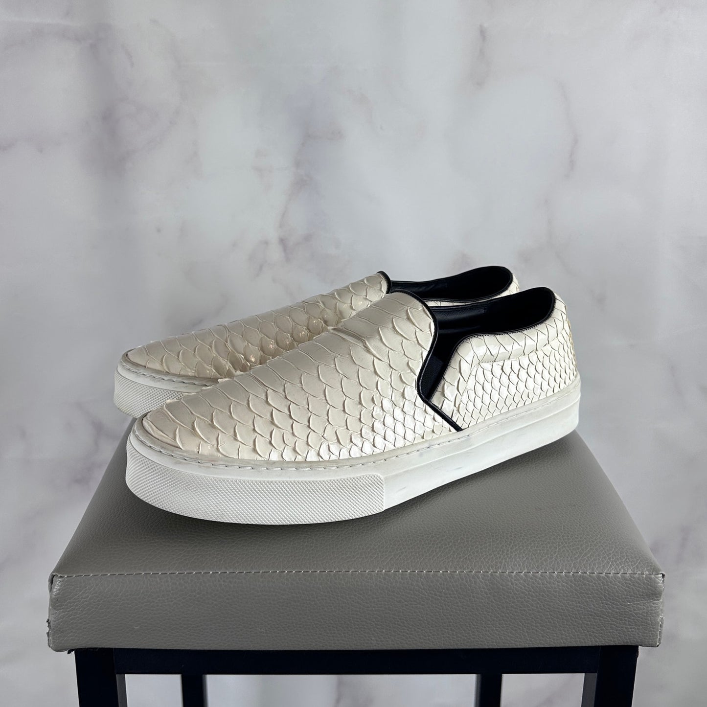 Celine Paris Glossy Python Slip-On