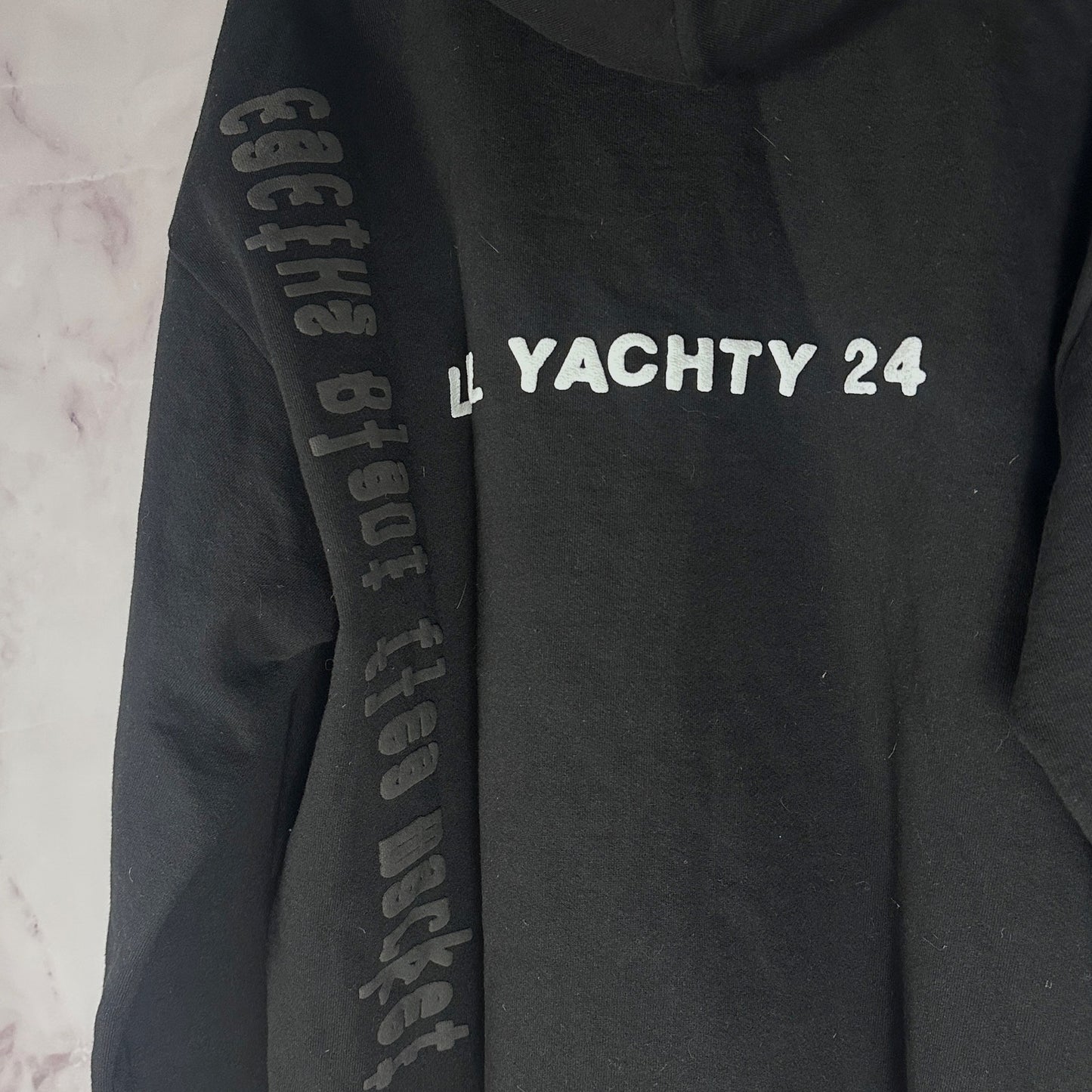 Cactus Plant Flea Market x Lil Yachty Coachella 2024 Black Print Hoodie