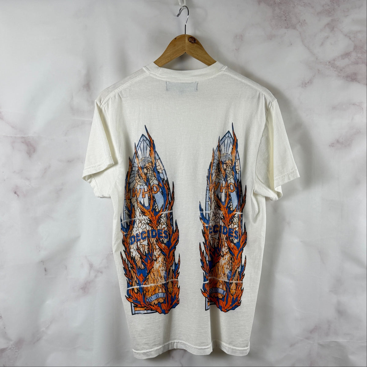 Who Decides War NY Knicks Stained Glass Tee