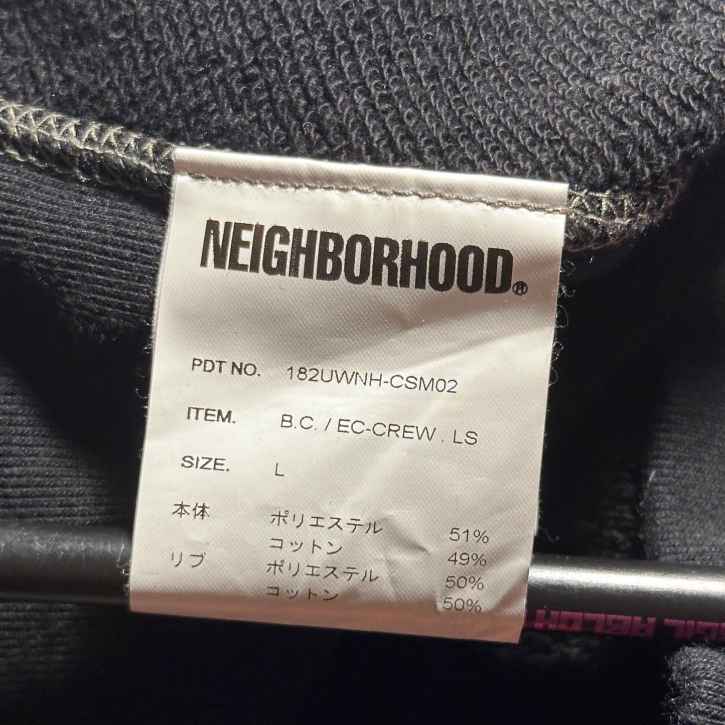 Neighborhood Black ‘This Machine Kills Racists’ Crewneck