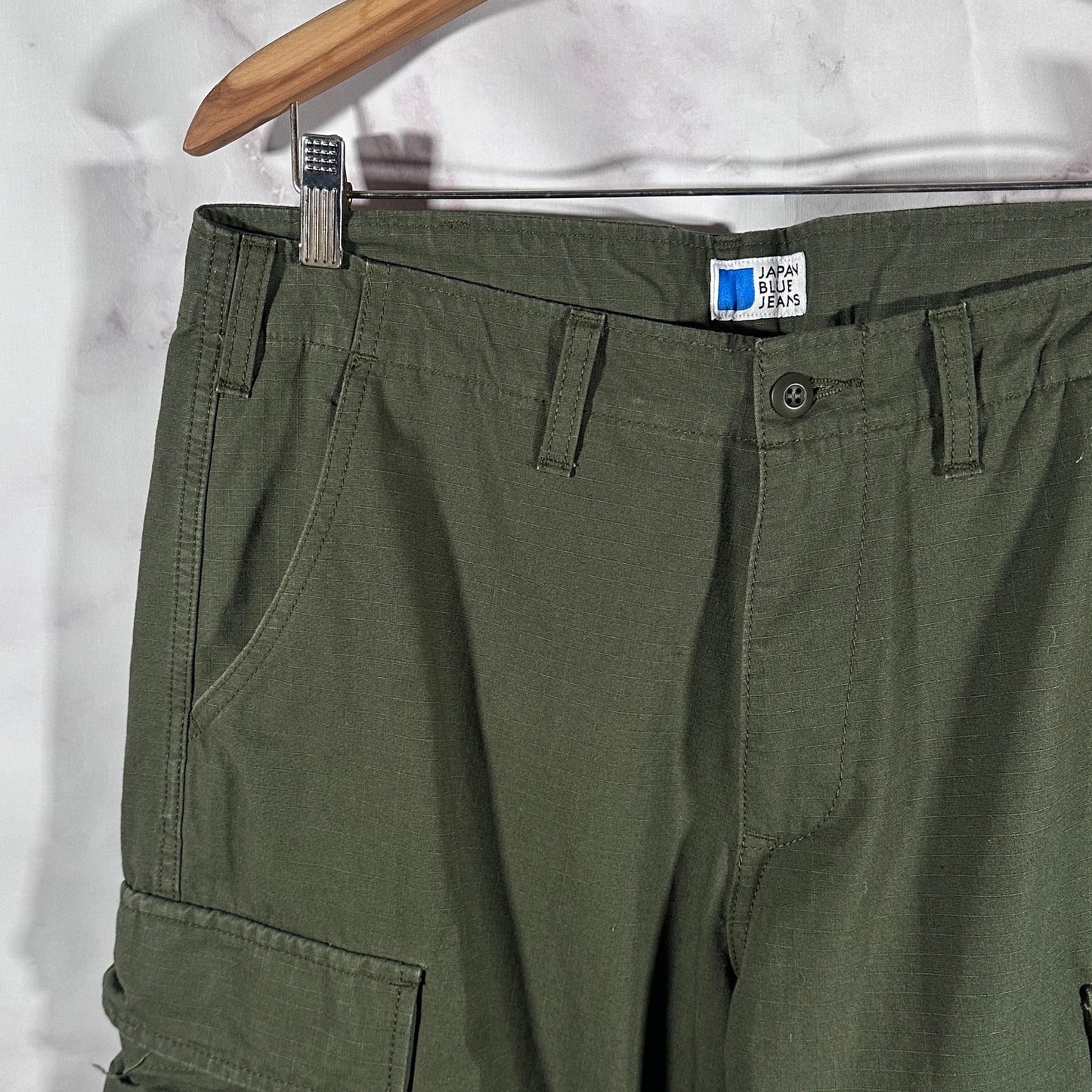 Japan Blue Jeans Green M-65 Cargo Pants