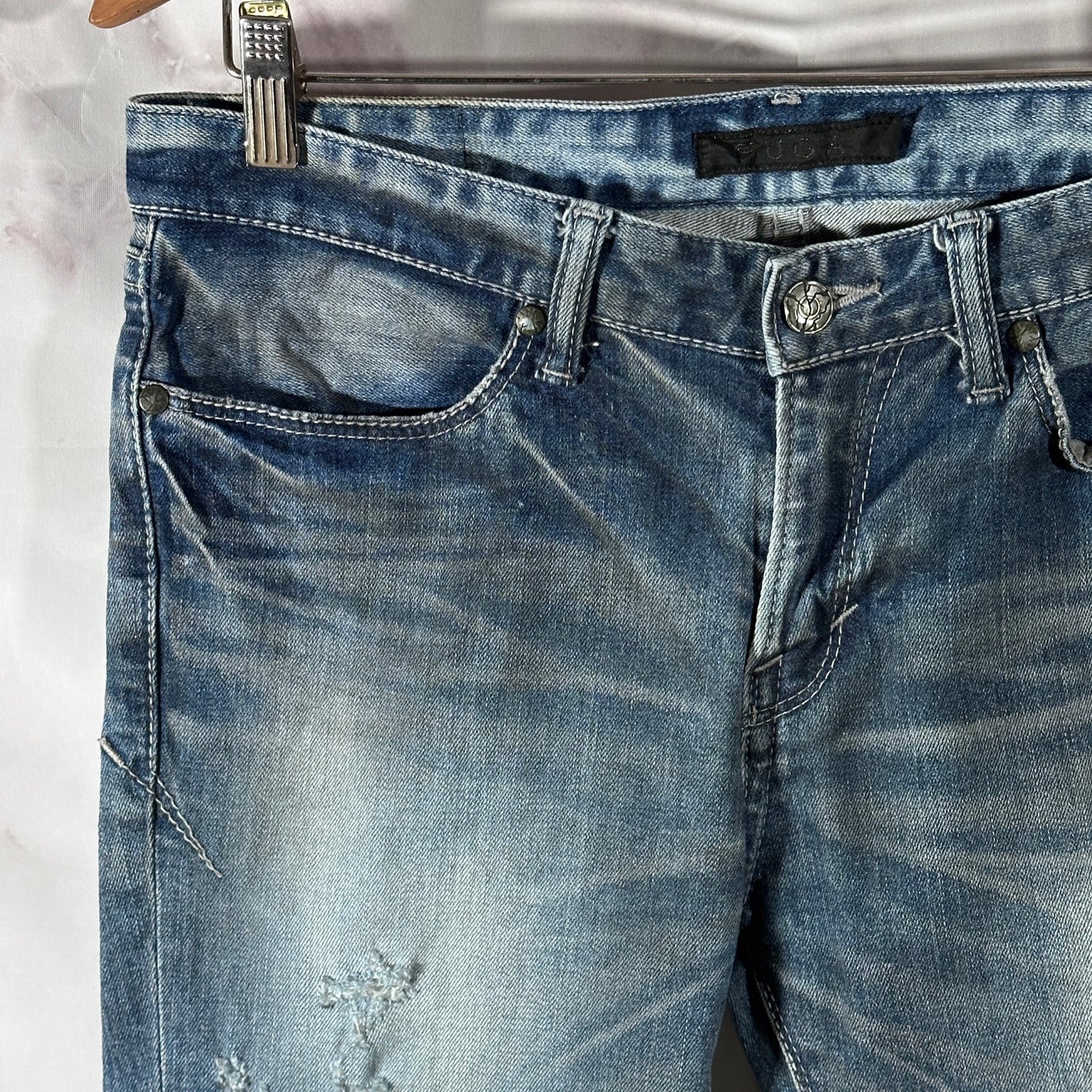 Gostar de Fuga Distressed Blue Denim