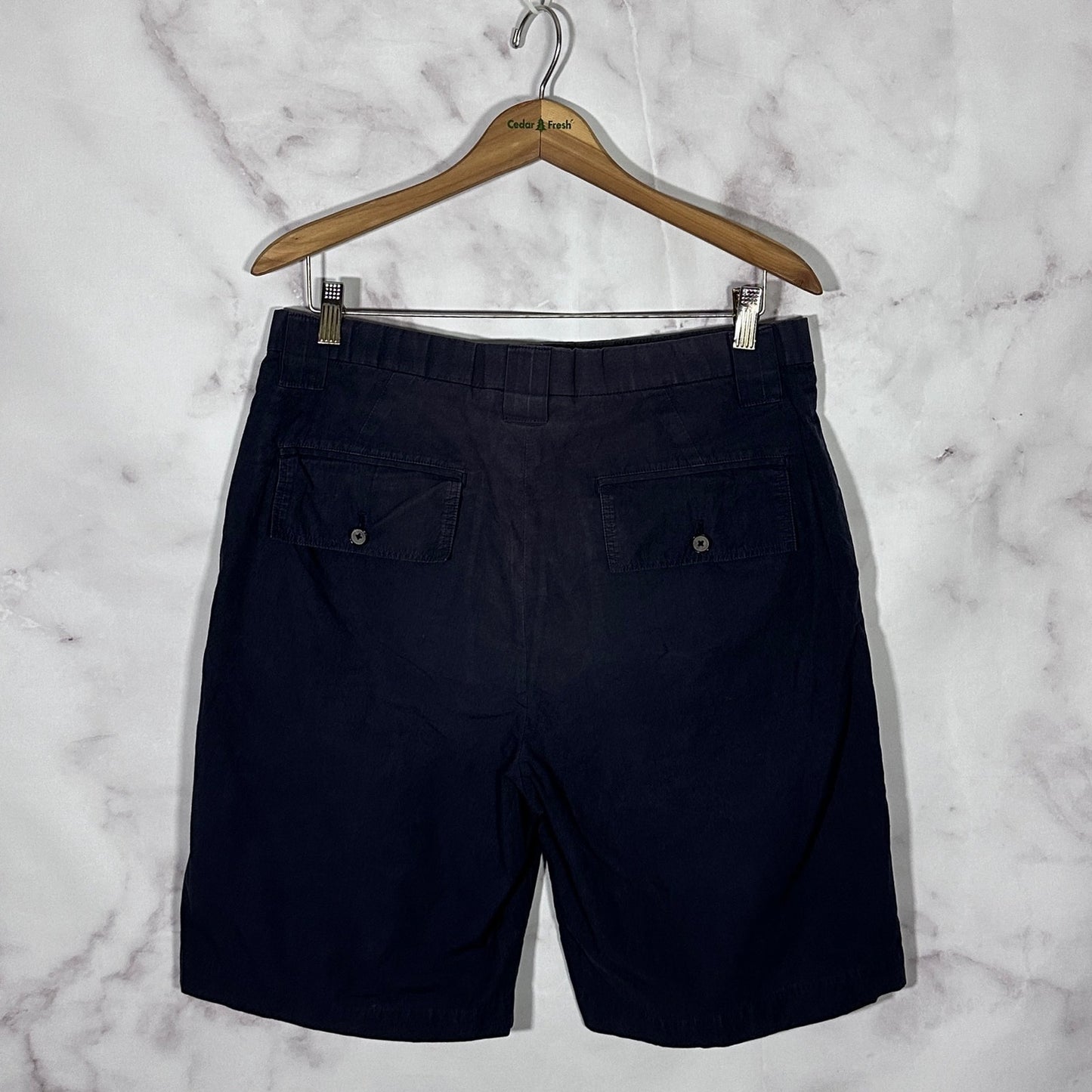 Miharayasuhiro Navy/Orange Paisley Bandana Shorts