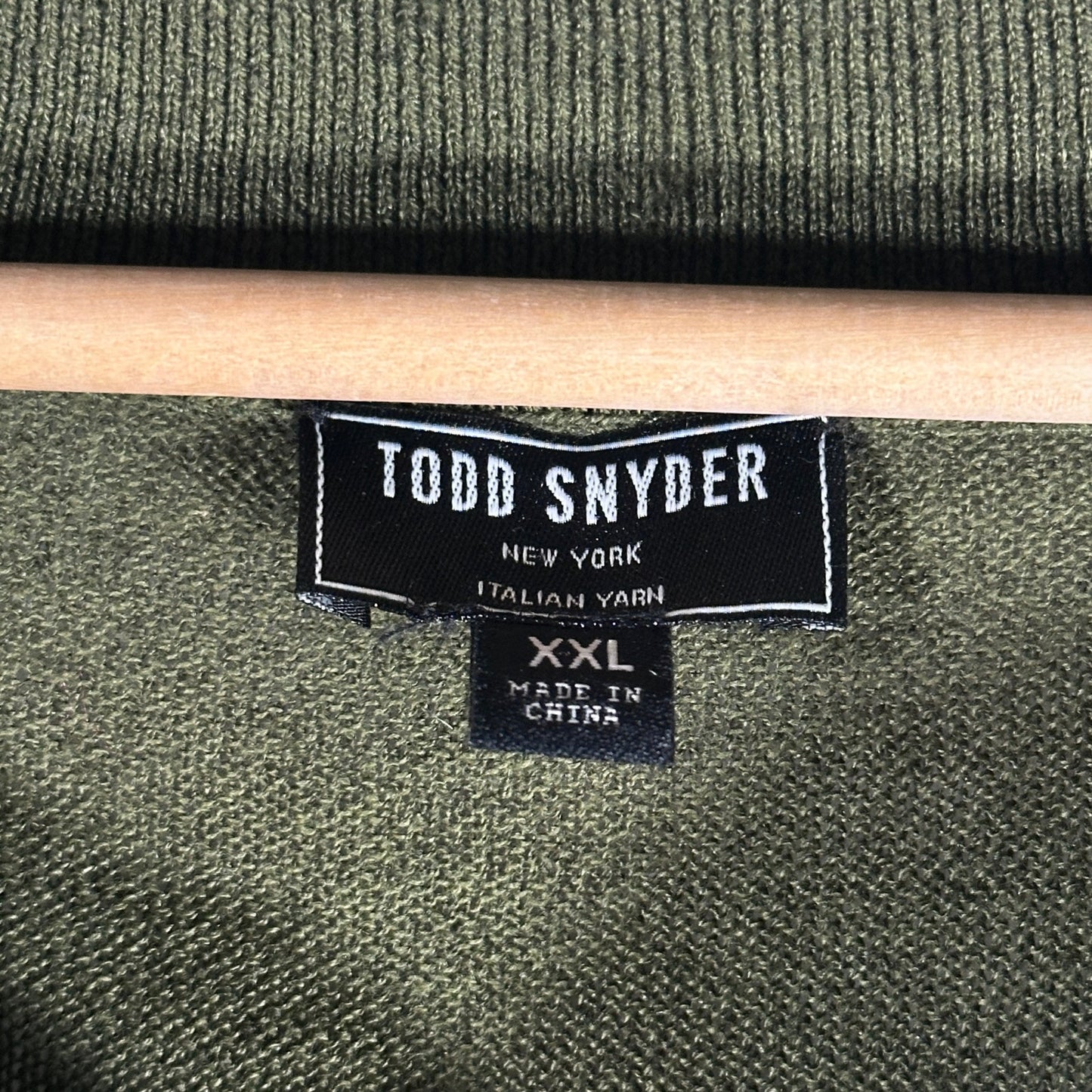 Todd Snyder Forest Green Pique Polo