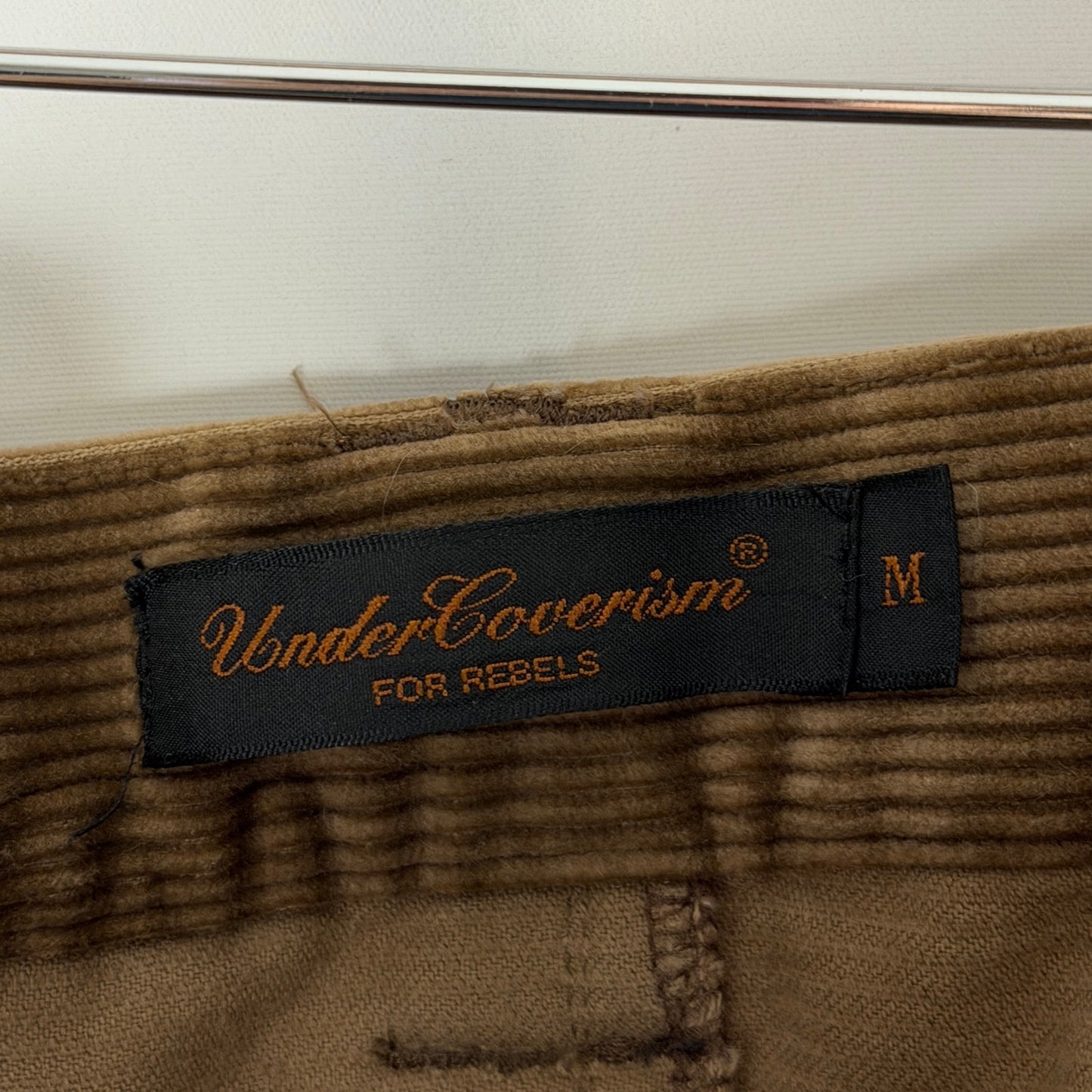 Undercover A/W02 Witch's Cell Division Brown Corduroy Cargo Pant