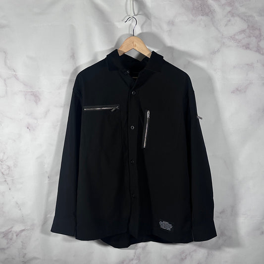 Undercover x GU Black Button-Up Shirt