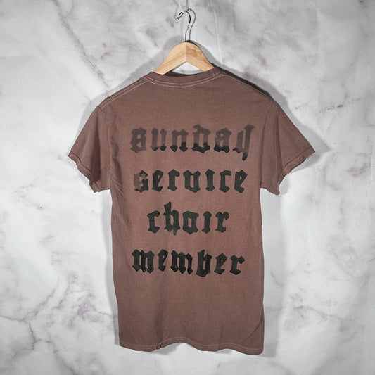 Sunday Service Choir Member Brown Text Tee