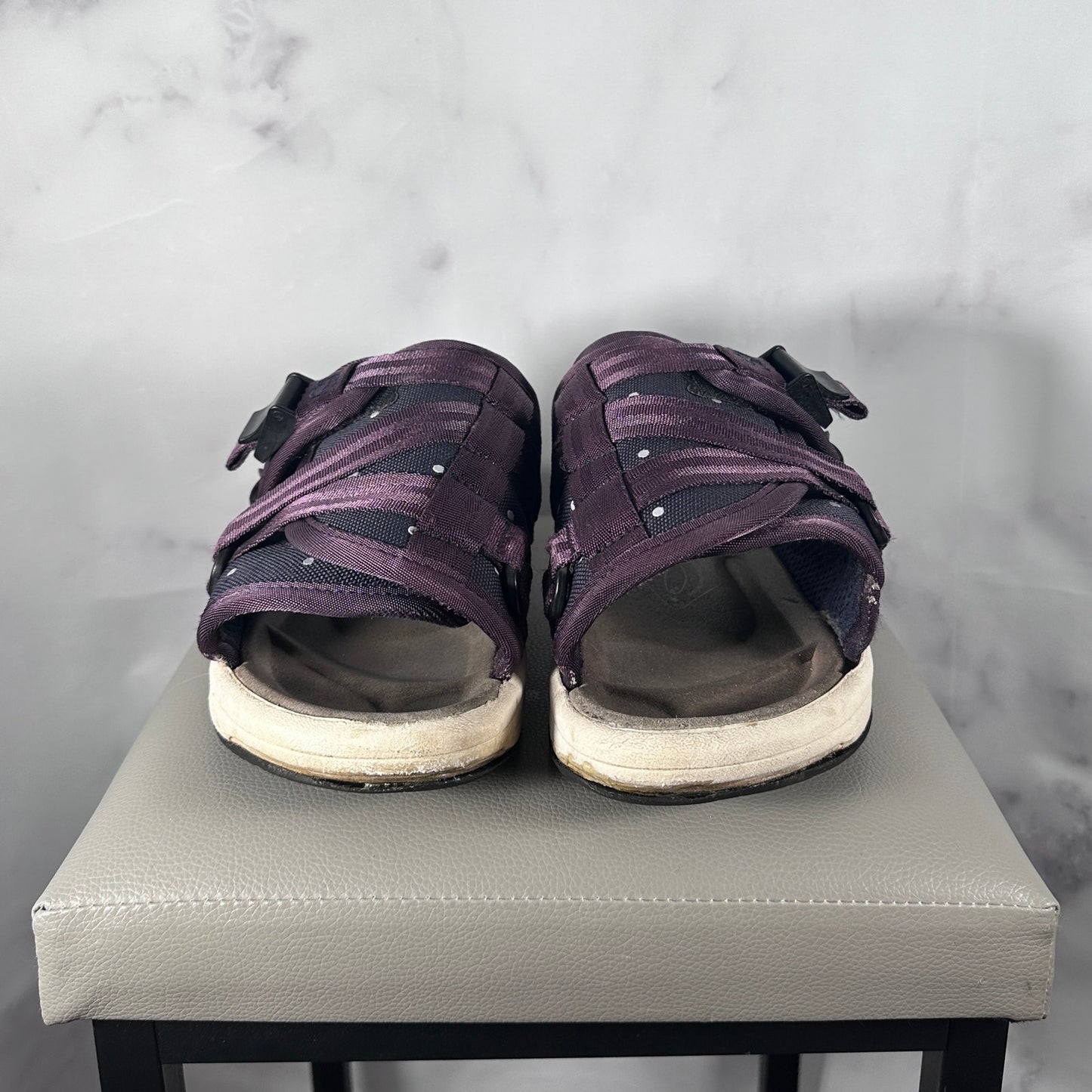 Visvim Navy Purple Polka Dot Christo