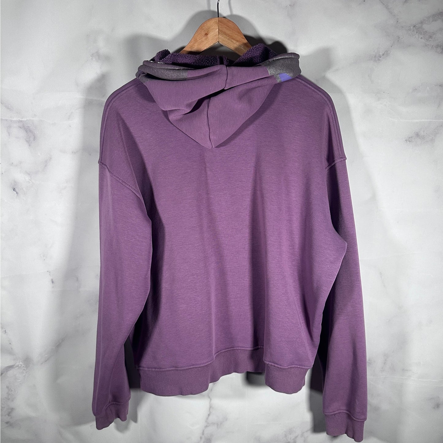 Siberia Hills ‘Spiritual Children’ Purple Full Zip No Face Hoodie