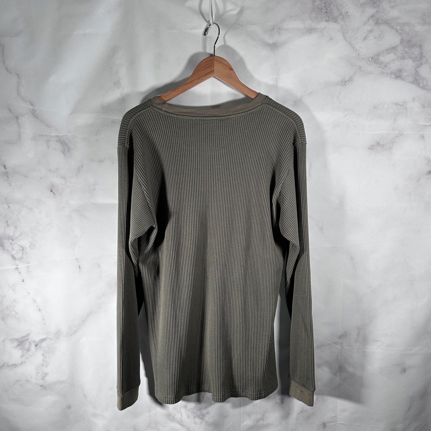 Brut Archives ‘Best Thermal’ Green Waffle Longsleeve