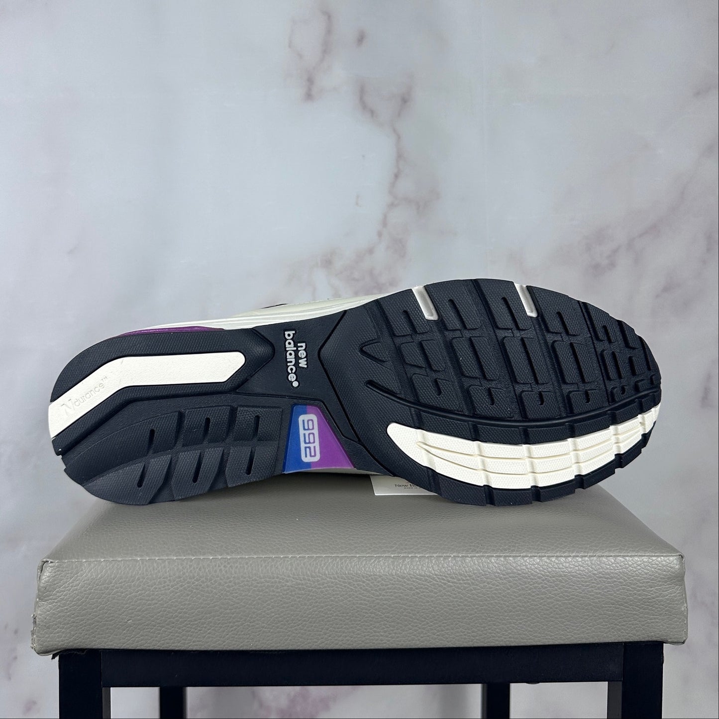New Balance 992 MiUSA White Royal Purple Fuchsia