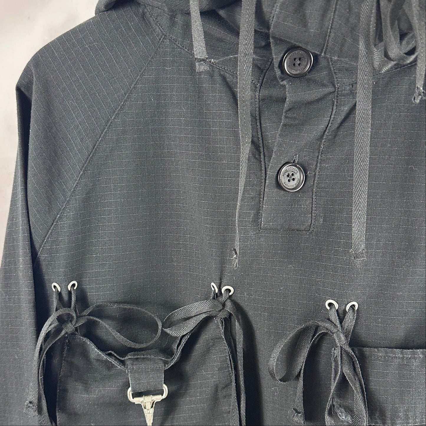 Reese Cooper A/W23 Black Modular Pocket Anorak