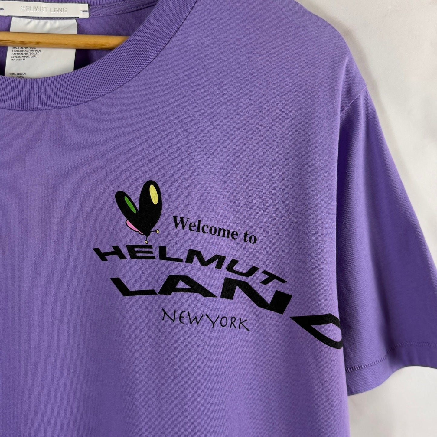 Helmut Lang Purple NY Store Tee
