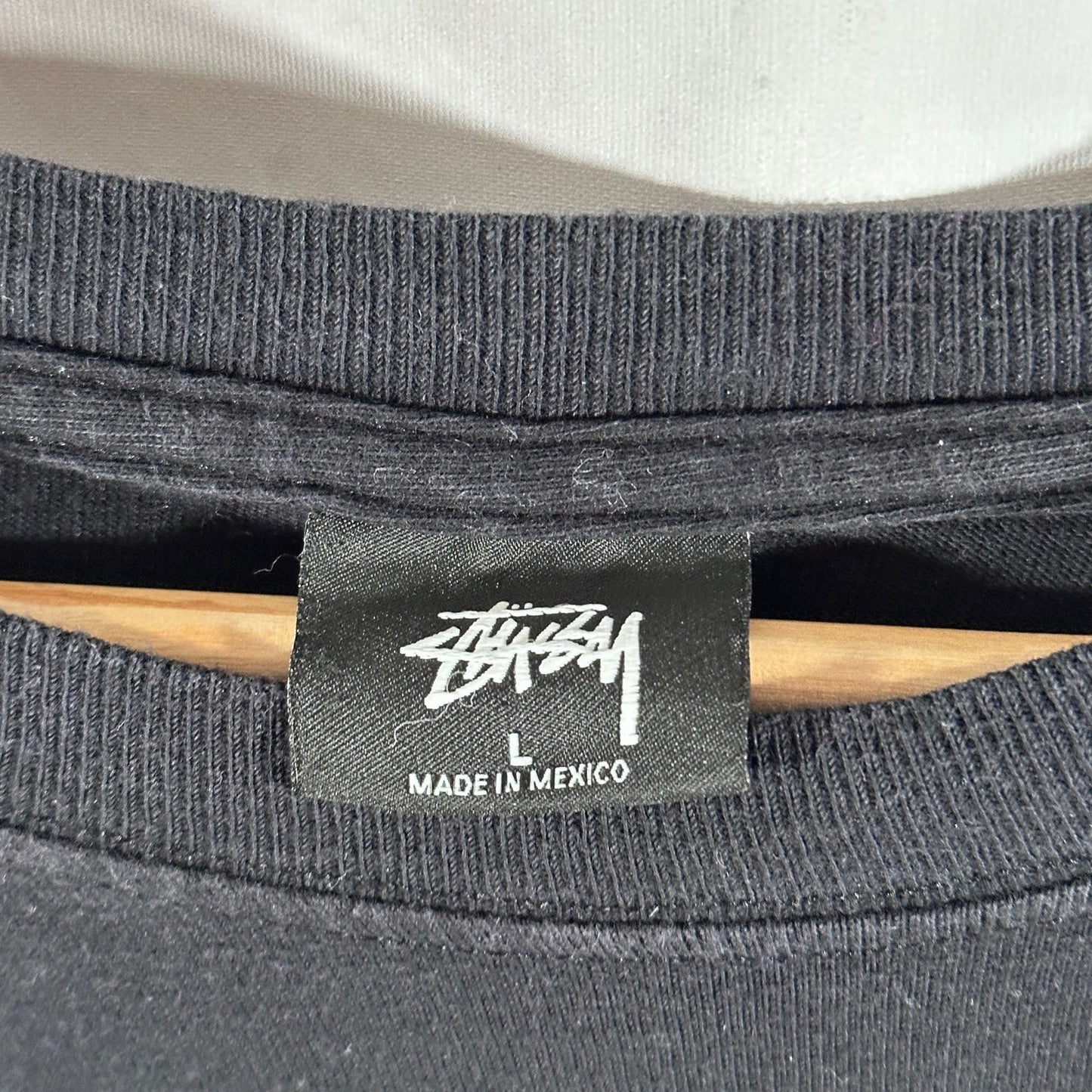 Stussy International Black Photo Text Longsleeve