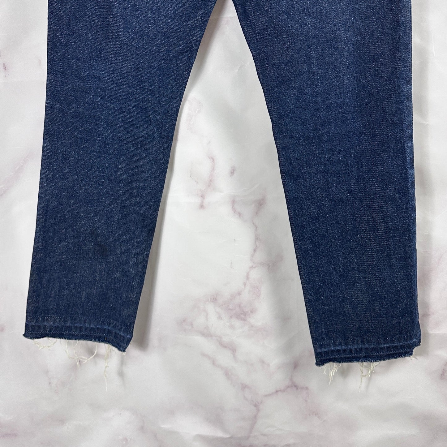 John Lawrence Sullivan Indigo Released Hem Denim