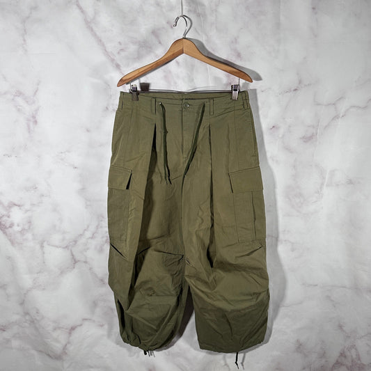 Beams Heart Green H.D. Wide Leg Pant