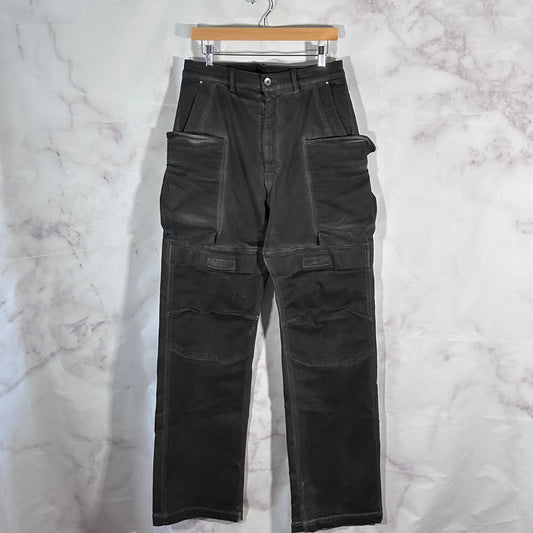 Rick Owens Lido S/S24 Dark Dust Stefan Cargo Pants