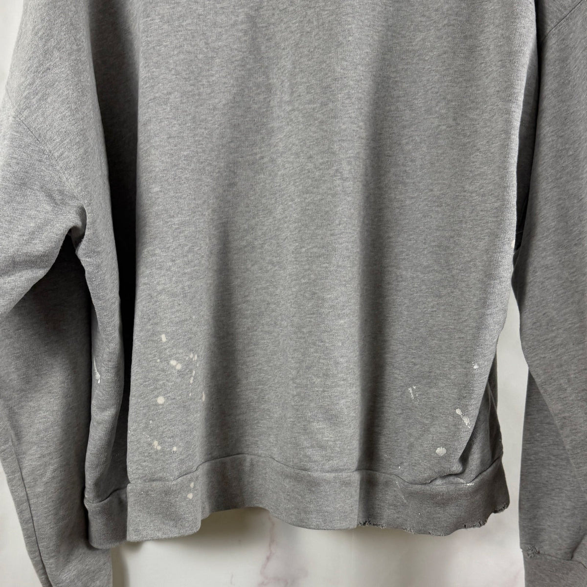 Balenciaga 90/10 Grey Distressed Hoodie