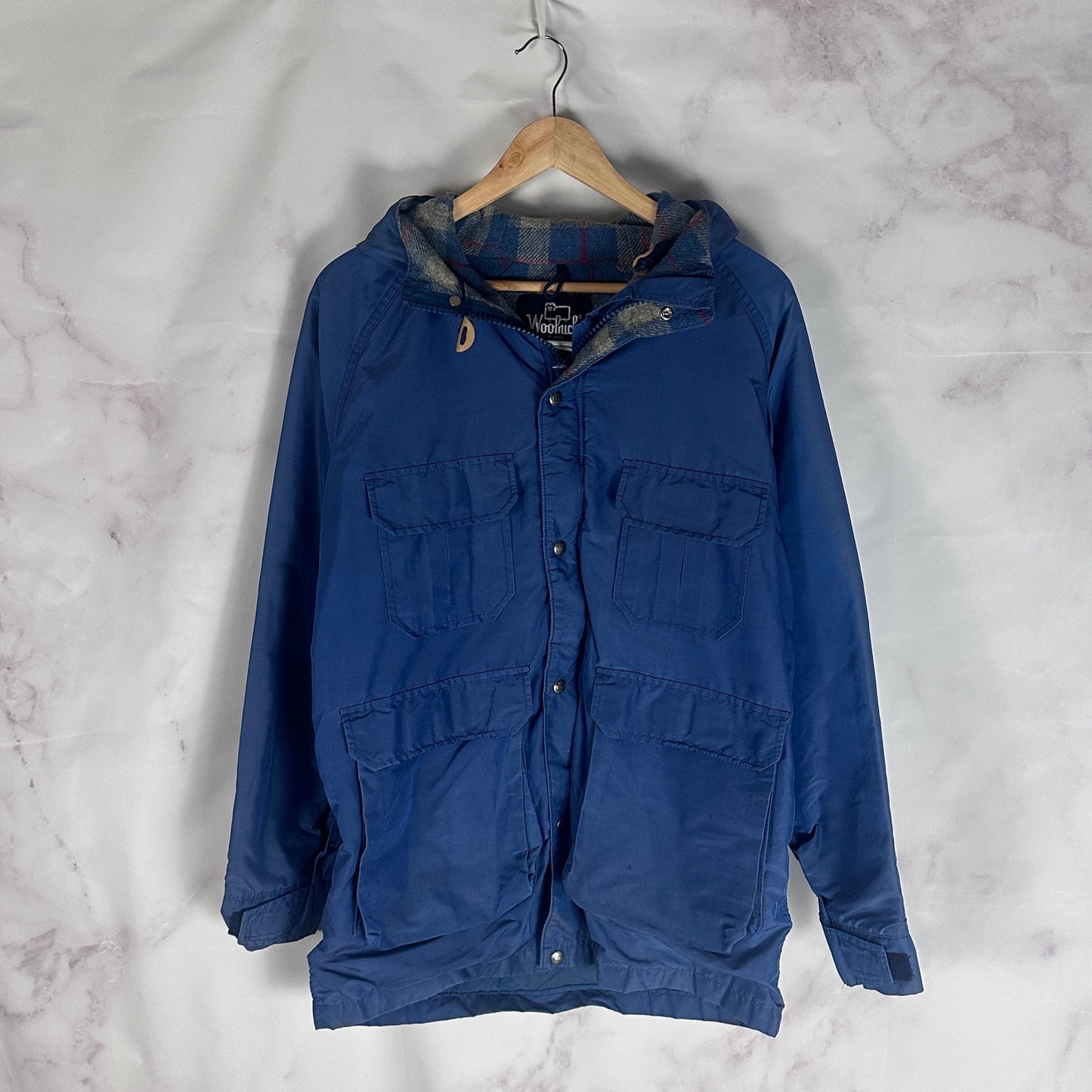 Vintage Woolrich Blue Parka Jacket