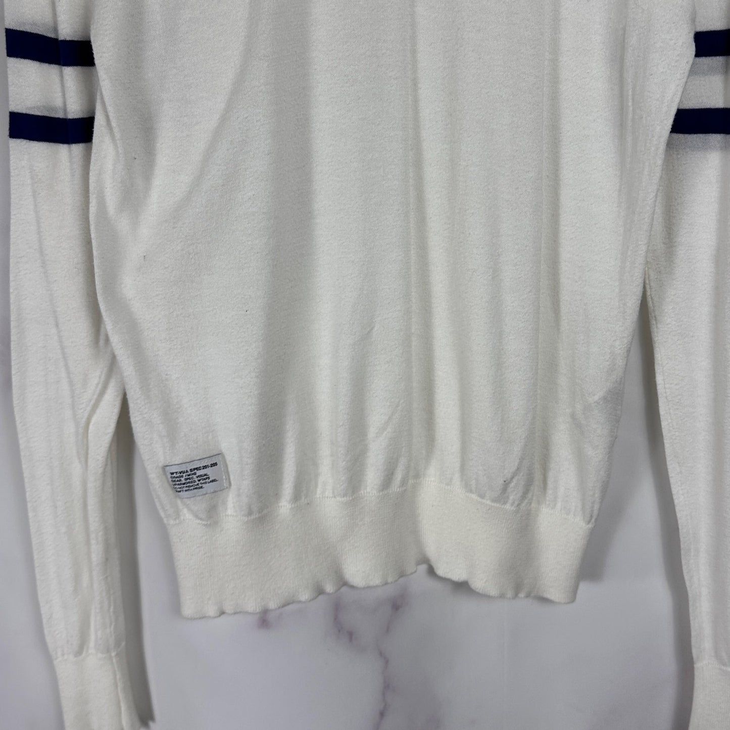 WTAPS White Sleeve Stripe Sweater