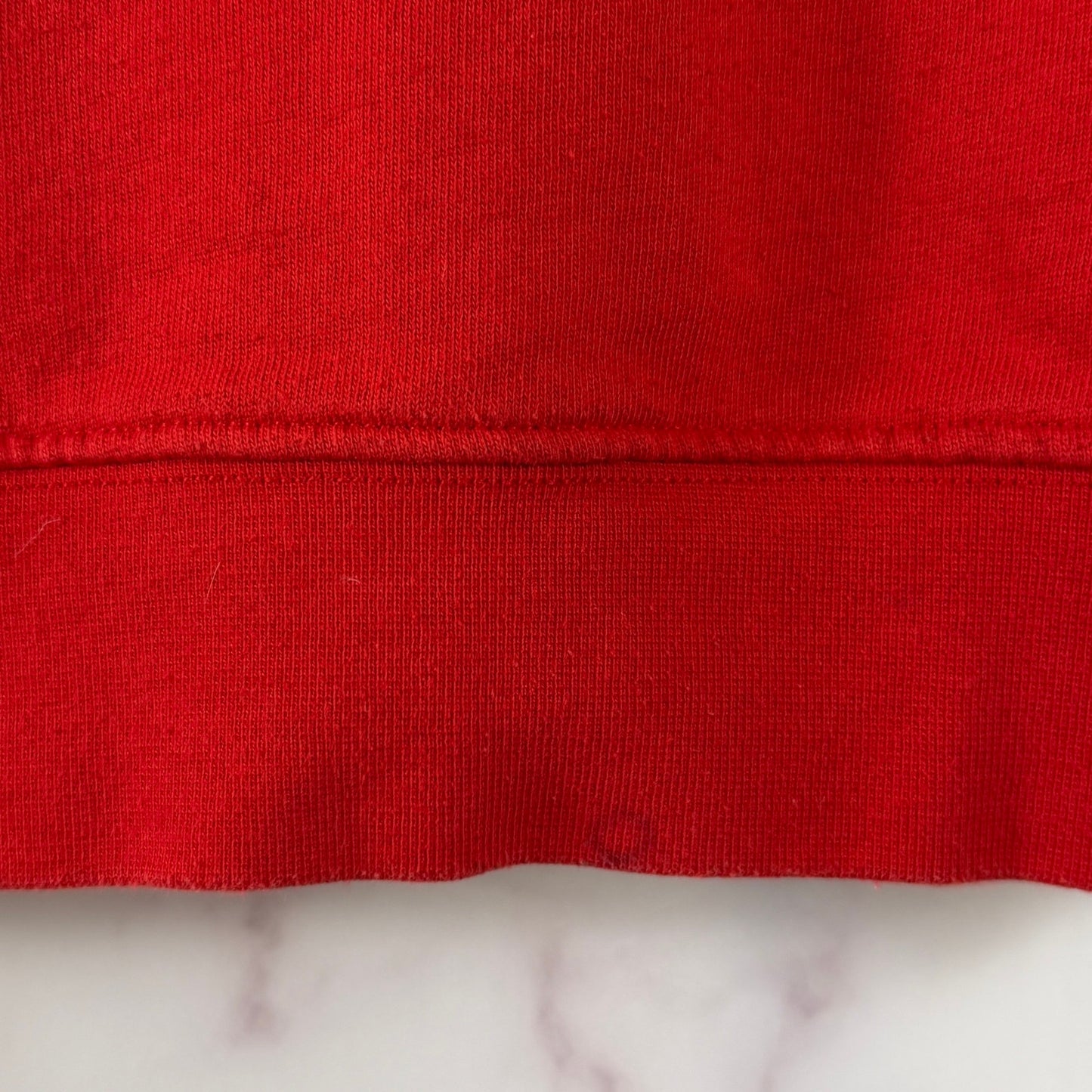 Pyrex Virgil Abloh Red Text Logo Crewneck