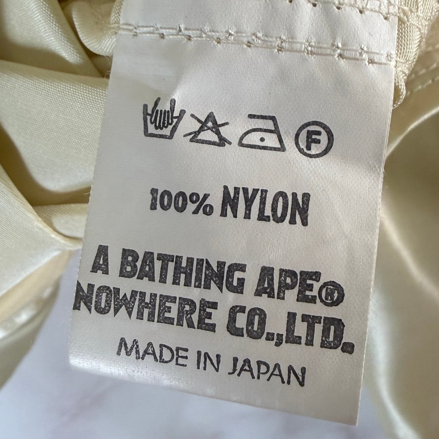 90s Bape Nylon Warm-Up S/S Shirt