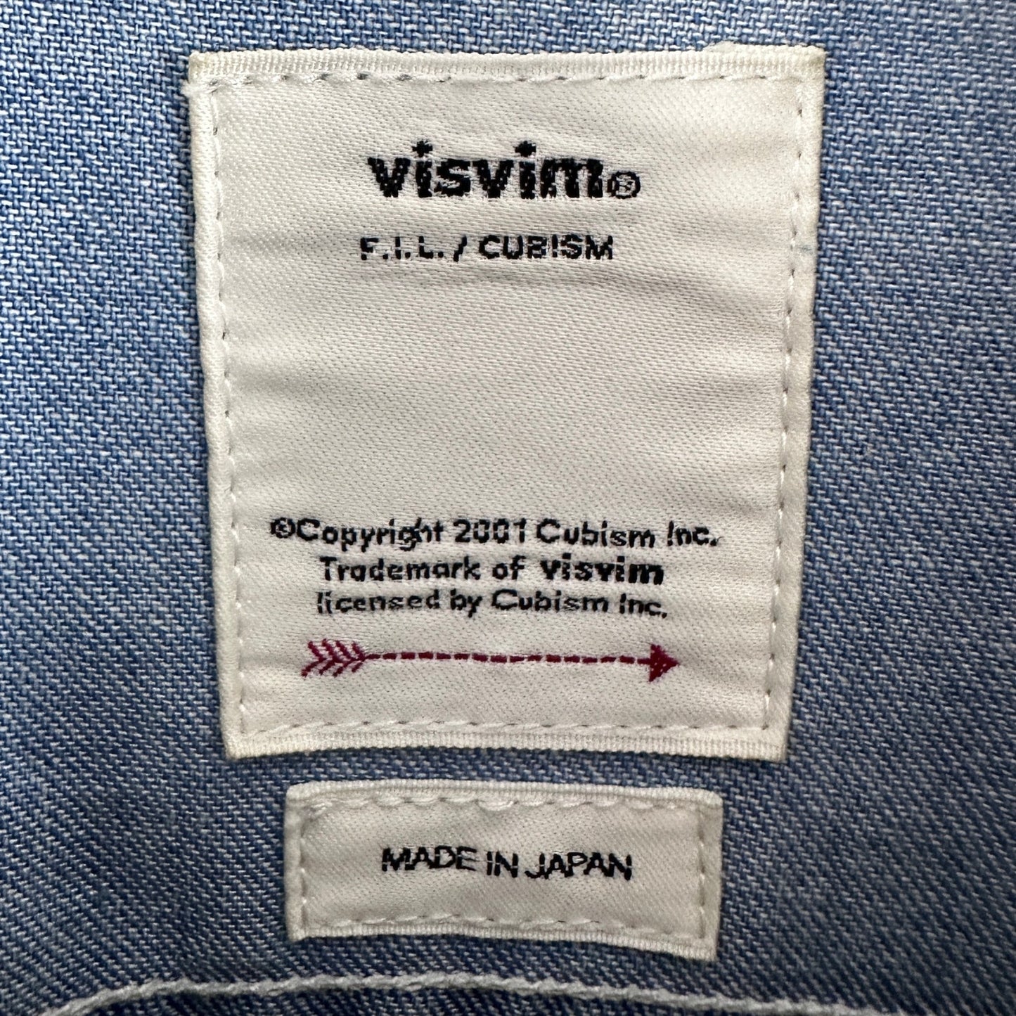 Visvim S/S20 Damaged Handyman Selvedge Denim Shirt