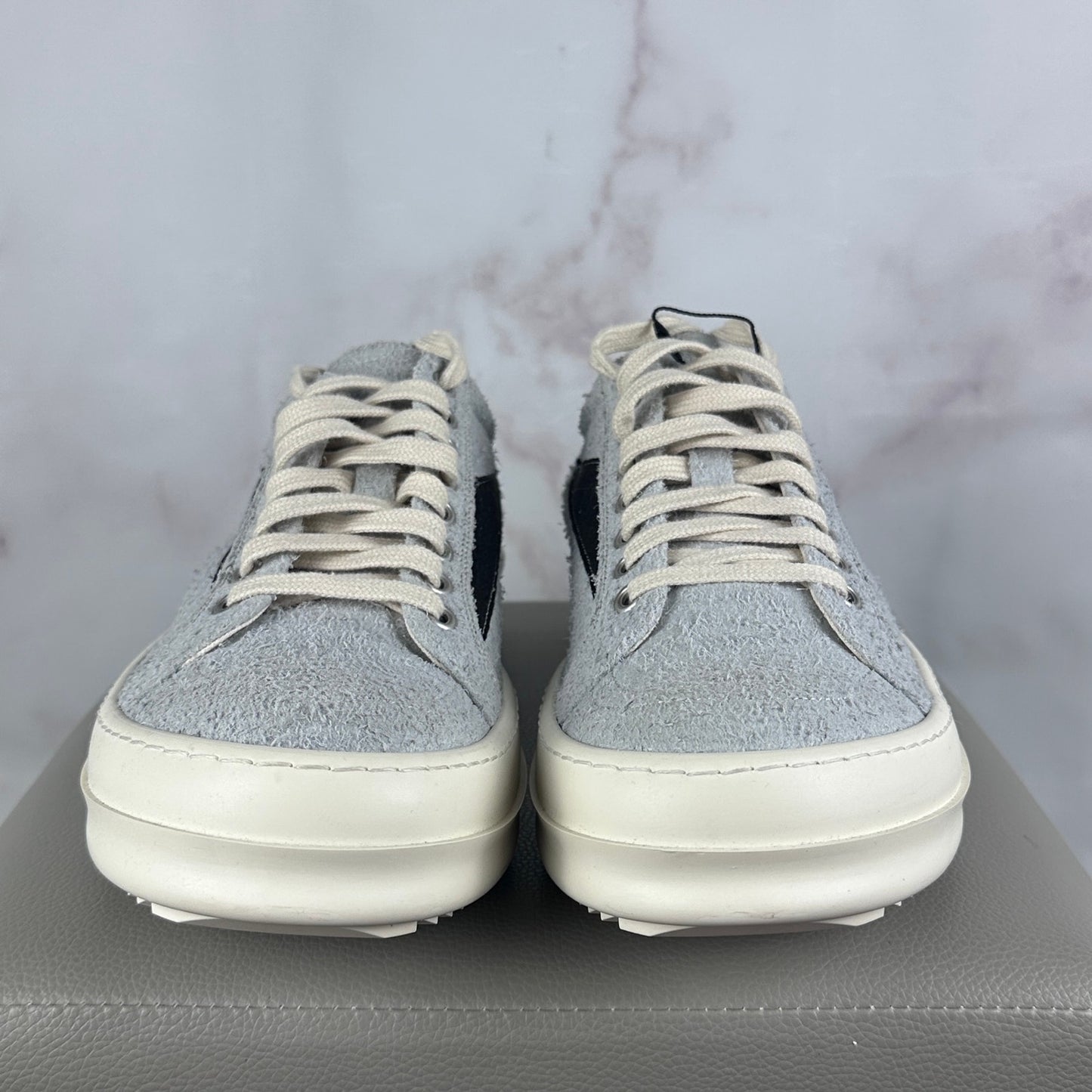 Rick Owens DRKSHDW Vintage Sneaker Oyster/Black Suede Low