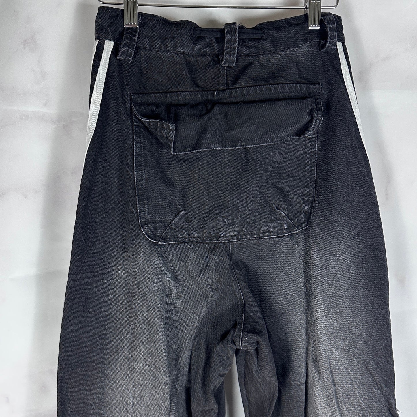 Dasyori 5-Stripe Distressed Denim