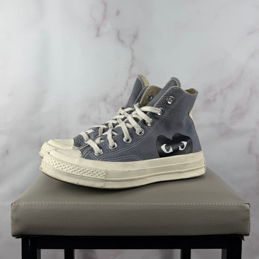 Converse x Comme des Garcons PLAY Chuck Taylor Grey All-Star 70 High