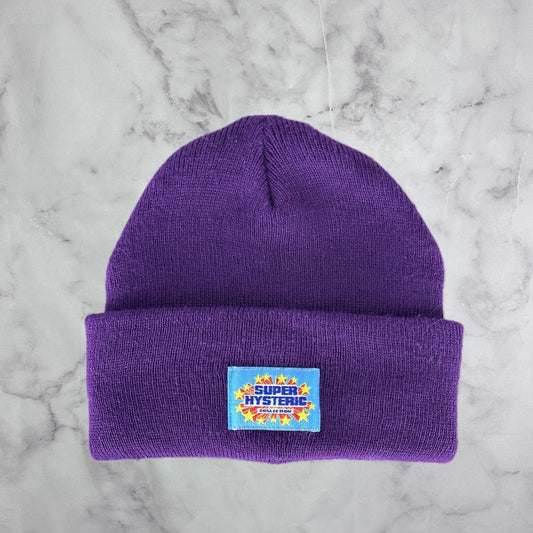 Hysteric Glamour Super Hysteric Purple Beanie